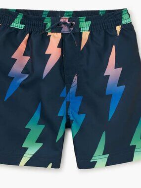 Tea Collection Lightning Bolt Swim Trunks Size 3